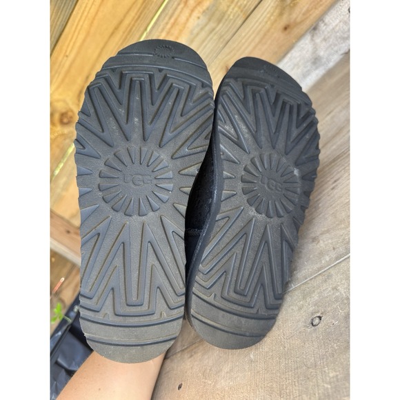 UGG Mini Snow leopard black leopard  Ankle boots size 8 - Picture 14 of 16